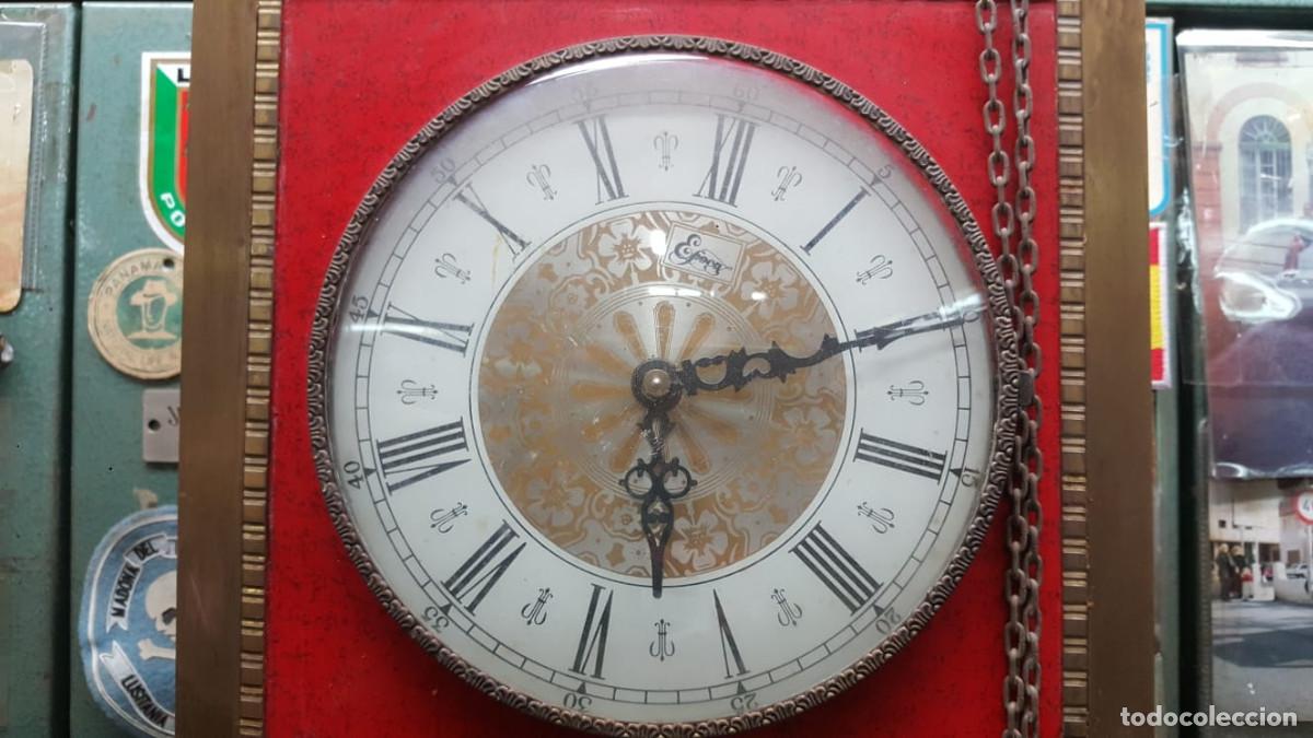 Relojes de pared: RELOJ DE PARED-EPOCA-CON PESAS - Foto 2
