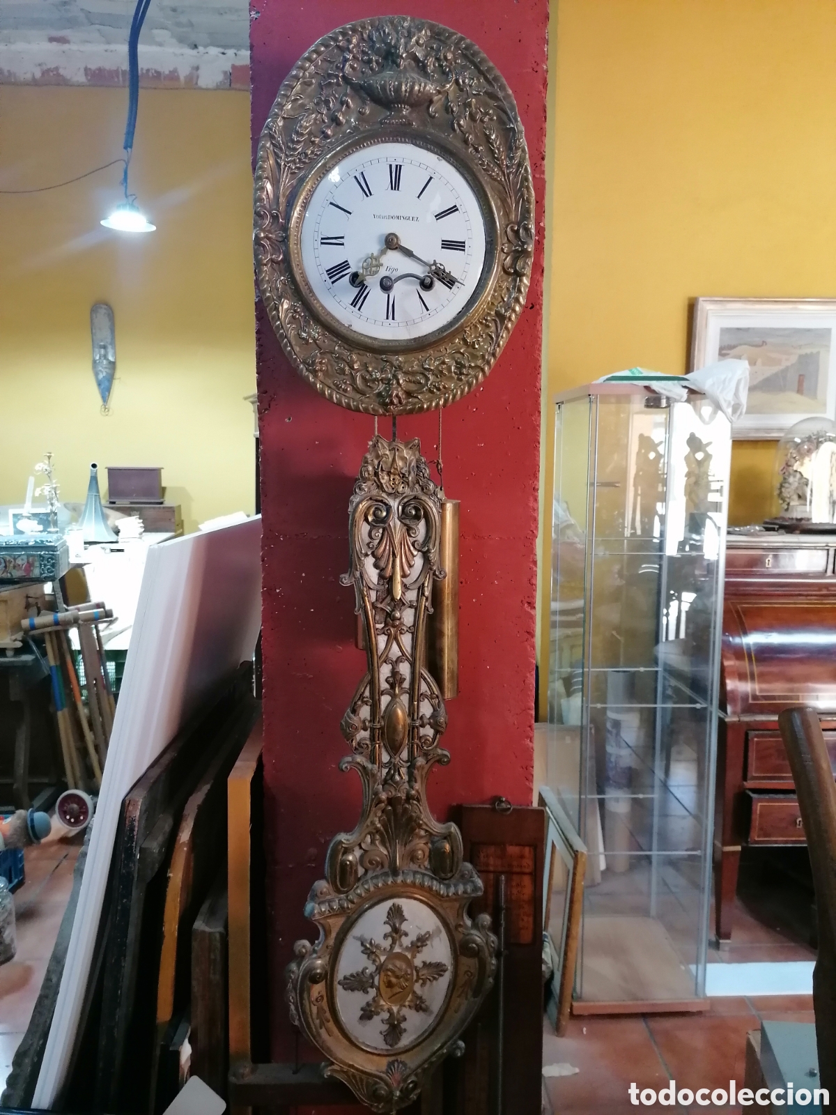 Relojes de pared: Reloj Moret p&eacute;ndulo, s XIX - Foto 1