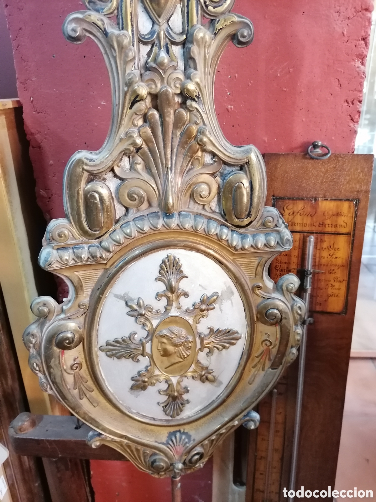 Relojes de pared: Reloj Moret p&eacute;ndulo, s XIX - Foto 3
