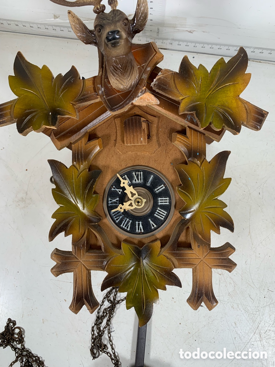 Relojes de pared: 01_ Antiguo reloj de cuco de pared - Foto 10