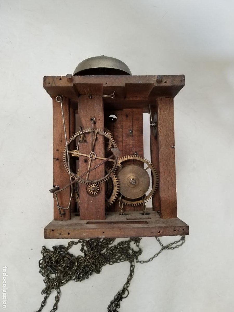 Relojes de pared: antiguo reloj de cadenas para restaurar - Foto 6