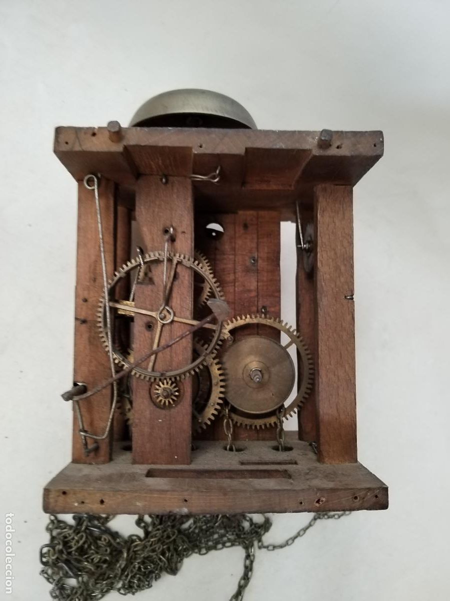 Relojes de pared: antiguo reloj de cadenas para restaurar - Foto 7