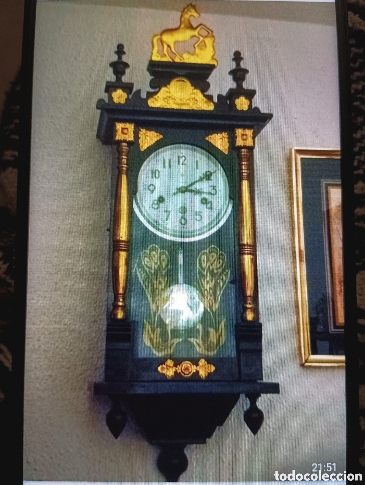 Relojes de pared: Reloj Pared carga manual - Foto 3
