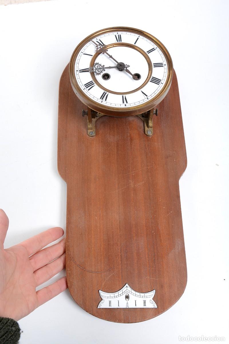 Relojes de pared: Curioso antiguo reloj de pared - Foto 7