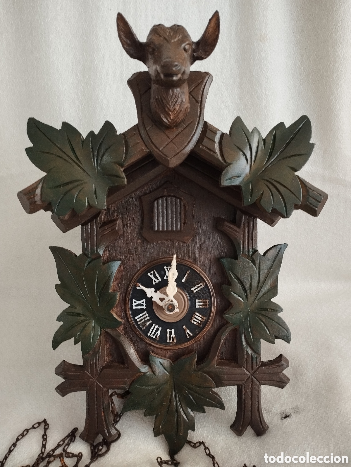 Relojes de pared: Antiguo Reloj de cuco. - Foto 3