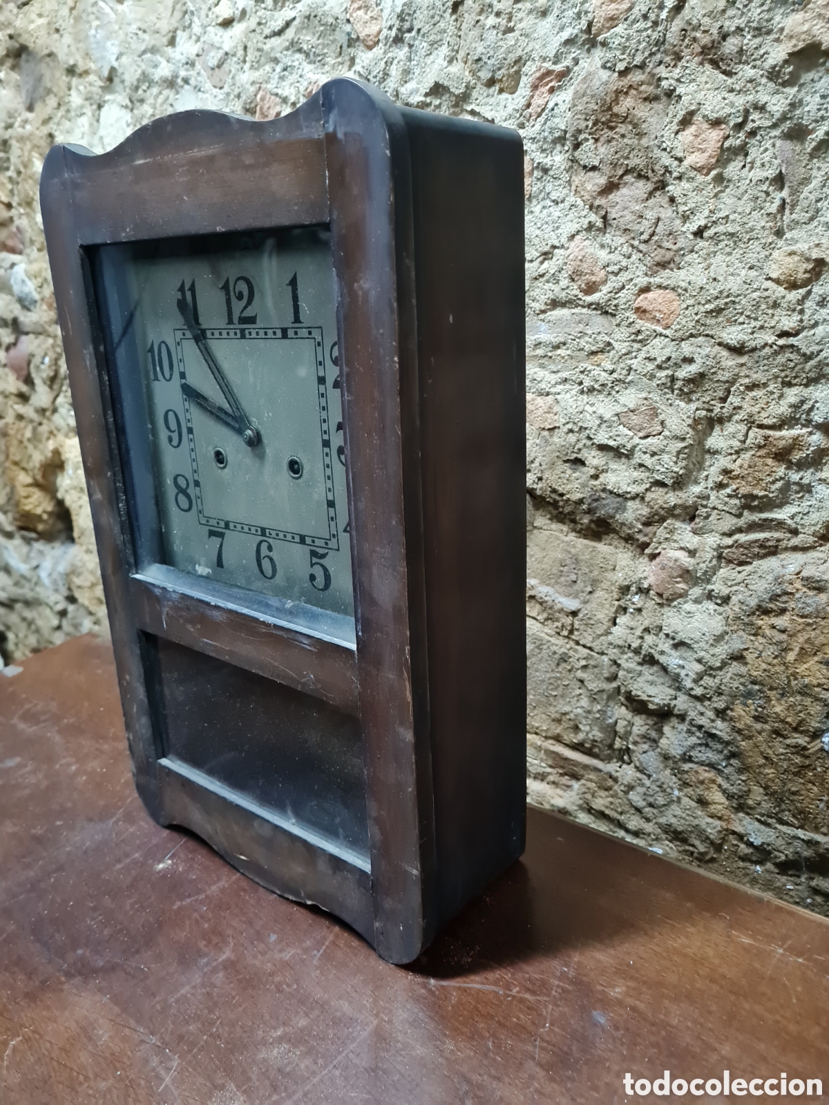Relojes de pared: Reloj antiguo sin funcionar ardeco - Foto 2