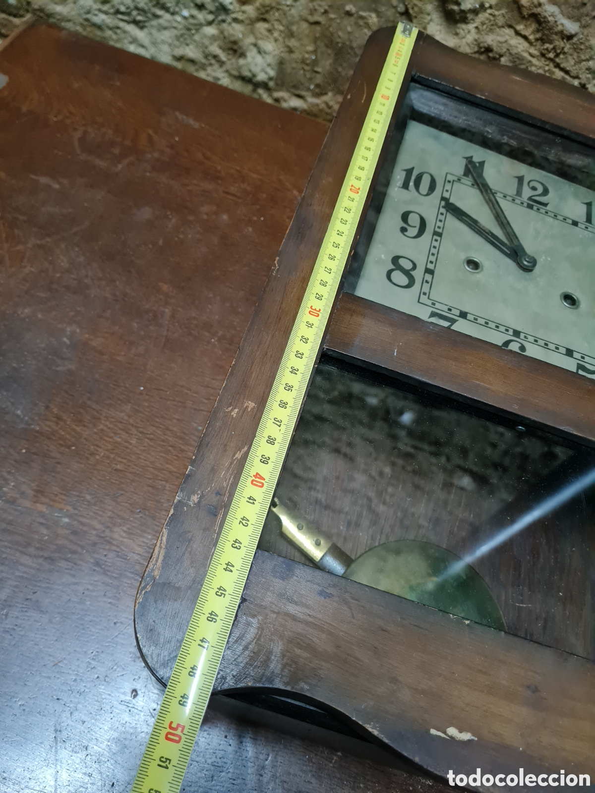 Relojes de pared: Reloj antiguo sin funcionar ardeco - Foto 8