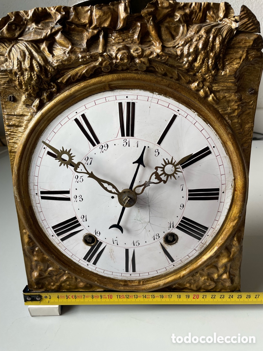 Relojes de pared: Reloj de pared del siglo XIX - Foto 3