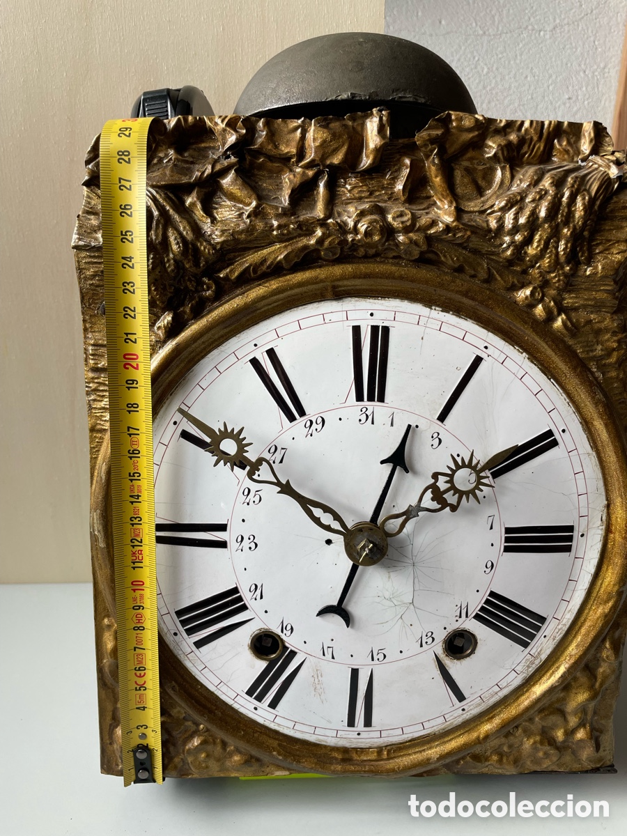 Relojes de pared: Reloj de pared del siglo XIX - Foto 4