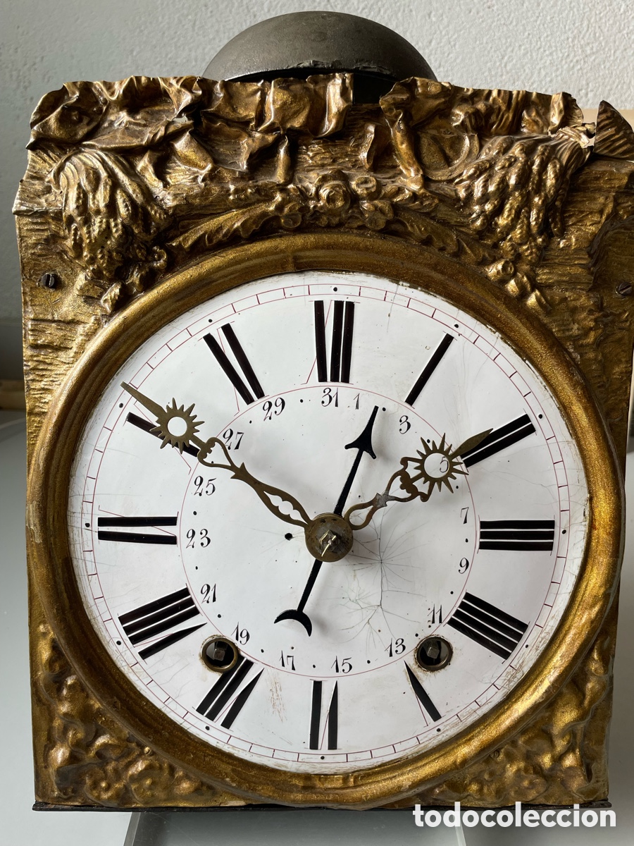 Relojes de pared: Reloj de pared del siglo XIX - Foto 8