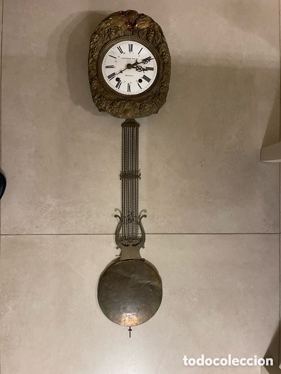 Relojes de pared: Reloj Morez de pared con p&eacute;ndulo - Foto 1