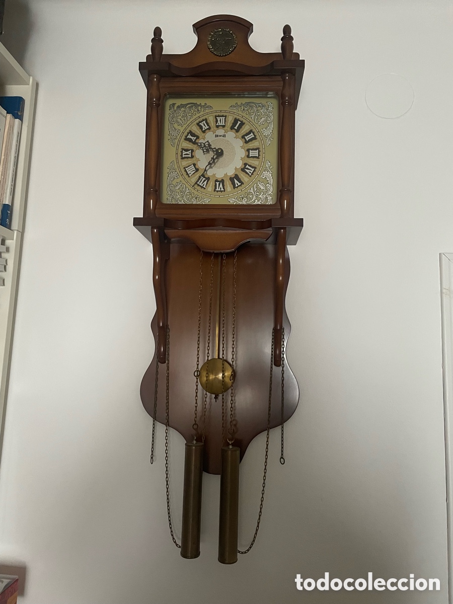 Relojes de pared: Elegante reloj de pared pendulo y pesas - Foto 1