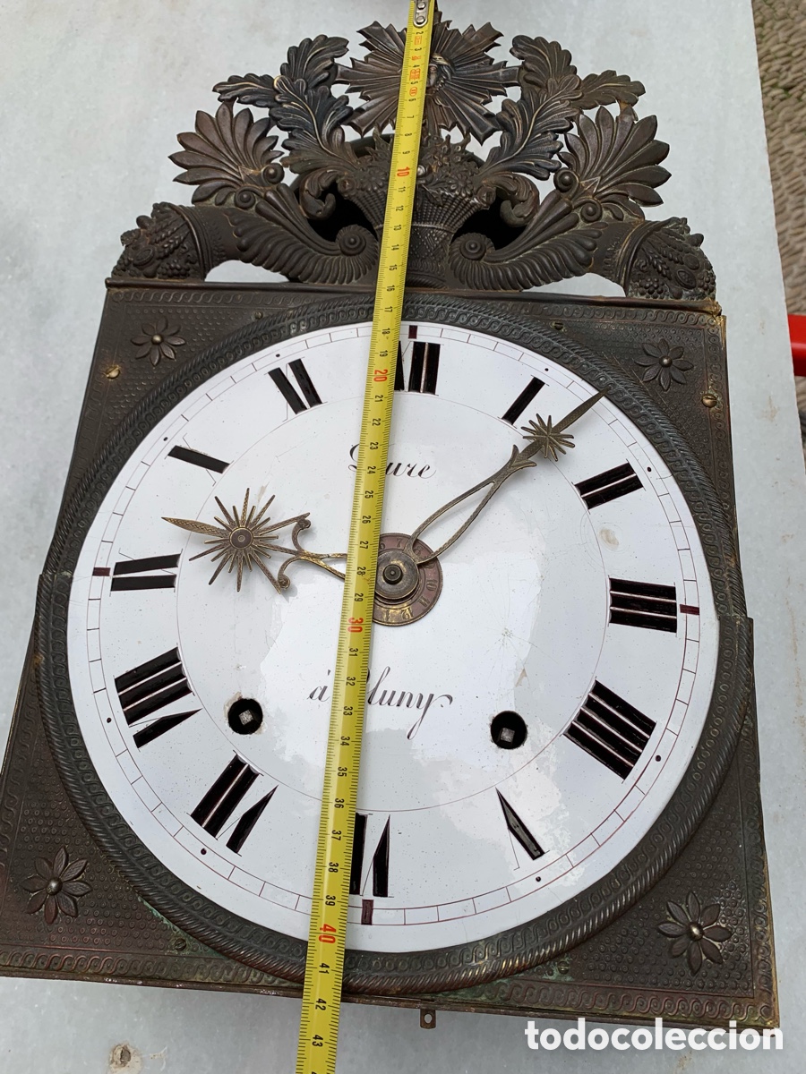 Relojes de pared: ANTIGUO RELOJ FRANC&Eacute;S - Foto 4