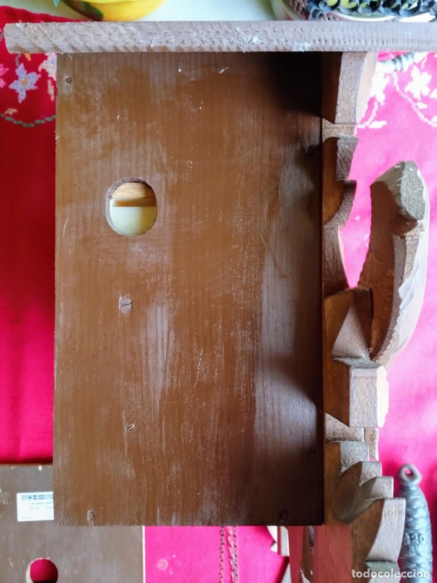 Relojes de pared: Reloj Cuco antiguo alem&aacute;n de cuerda funcionando - Foto 7