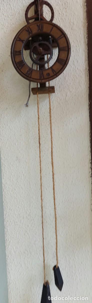 Relojes de pared: Reloj de madera Ardavin representa un reloj S.XIV - Foto 1