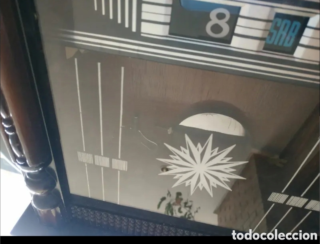 Relojes de pared: Reloj de pared marr&oacute;n - Foto 2