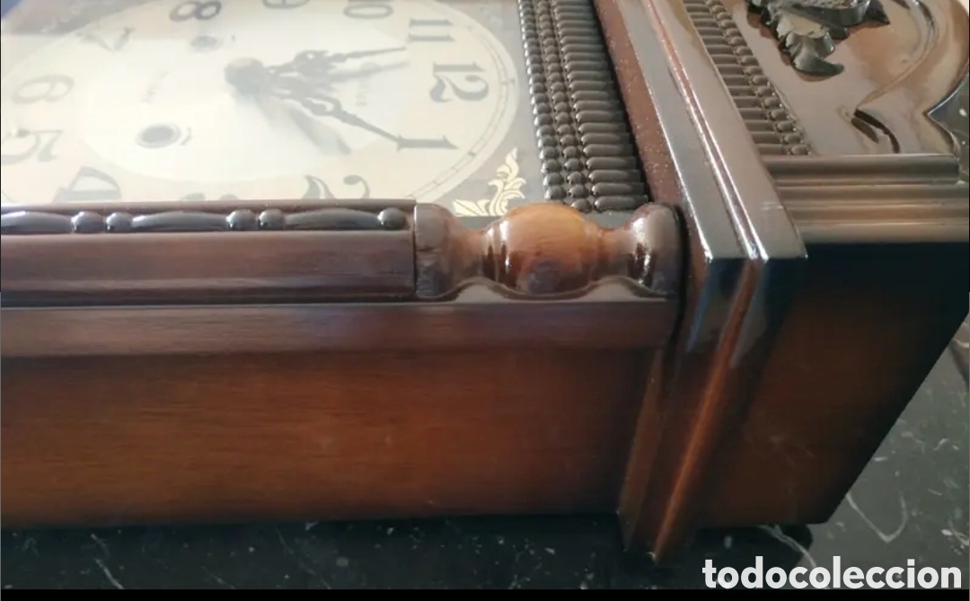 Relojes de pared: Reloj de pared marr&oacute;n - Foto 6