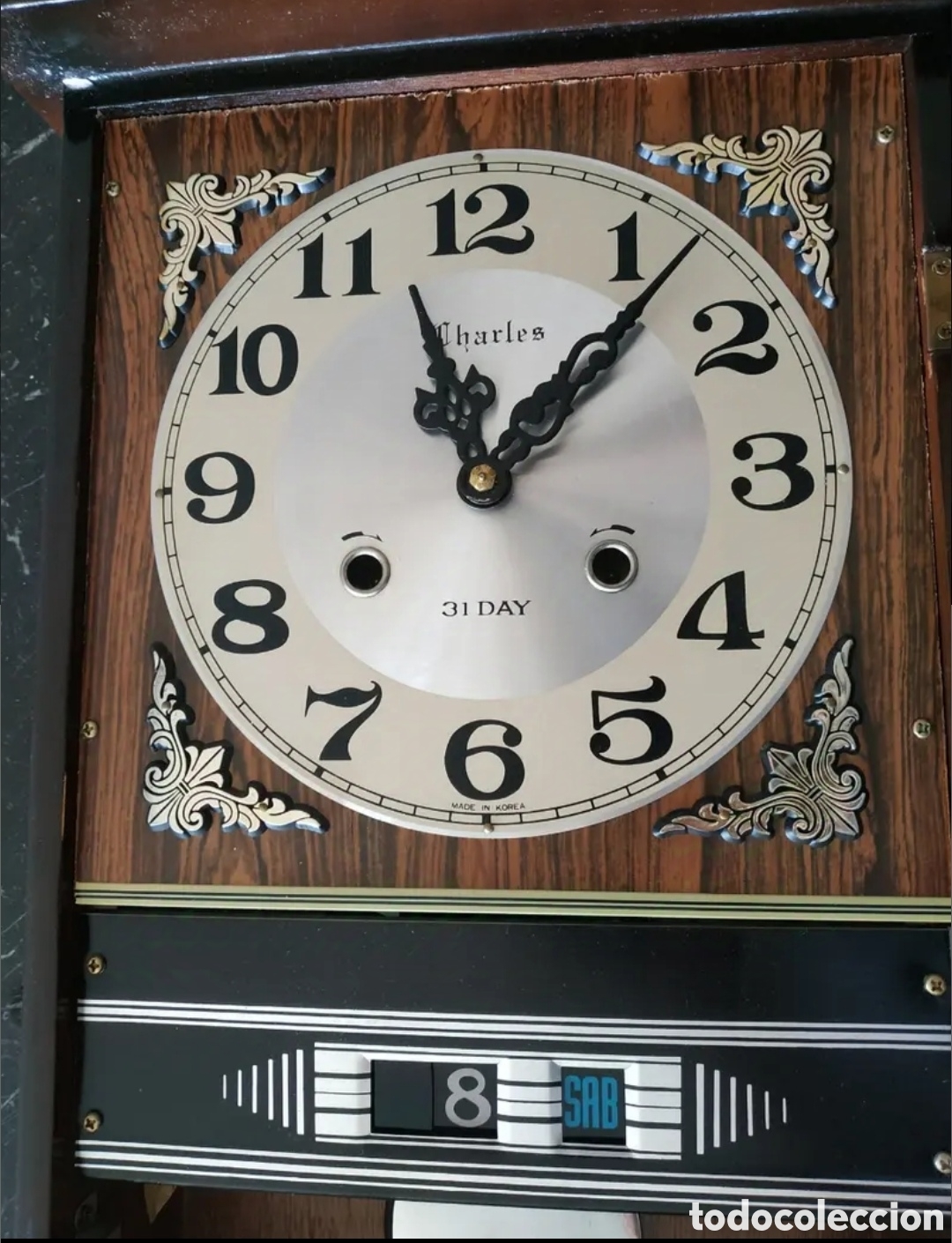 Relojes de pared: Reloj de pared marr&oacute;n - Foto 9