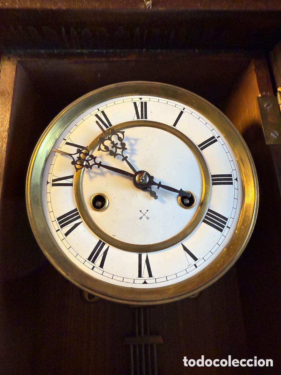 Relojes de pared: ANTIGUO RELOJ DE PARED - Foto 4