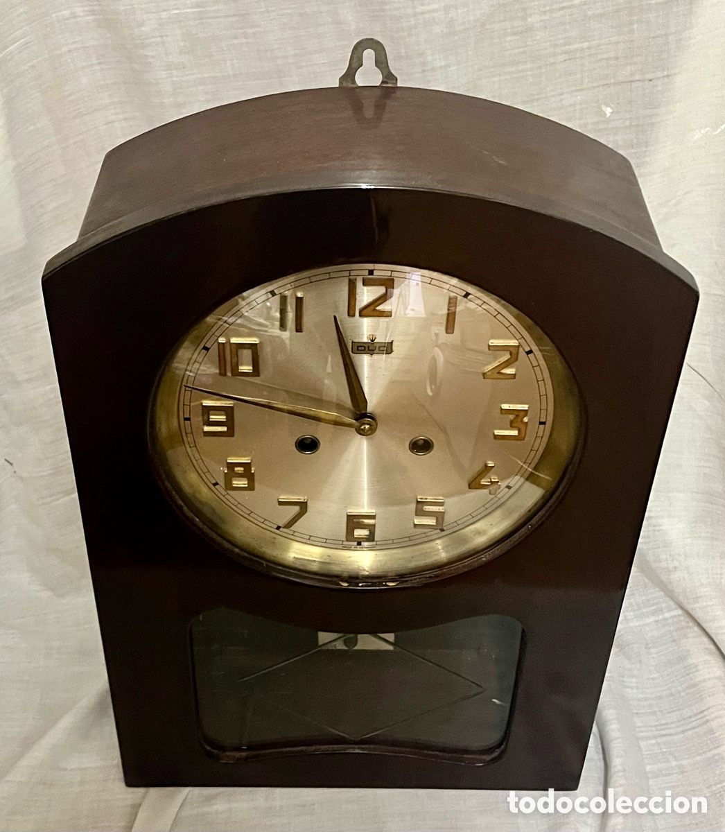 Relojes de pared: RELOJ DE PARED MARCA &rdquo;DUC &rdquo; GERMANY FUNCIONA - Foto 2
