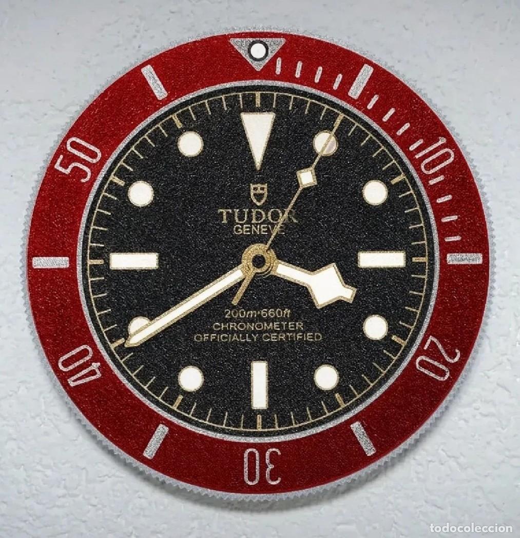 Relojes de pared: reloj pared publicidad tudor - Foto 1