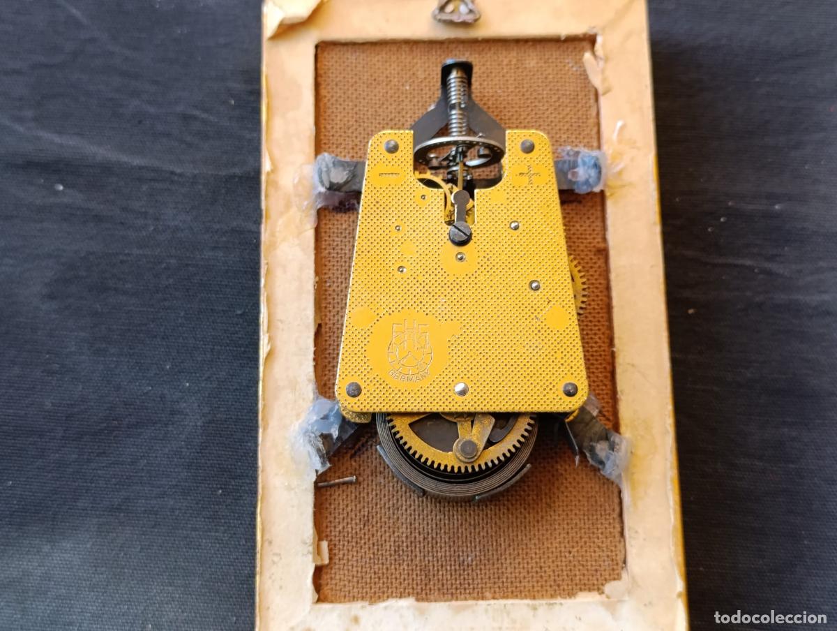 Relojes de pared: CUADRO FLORES CON RELOJ,GERMANY PARA REPASAR. - Foto 4
