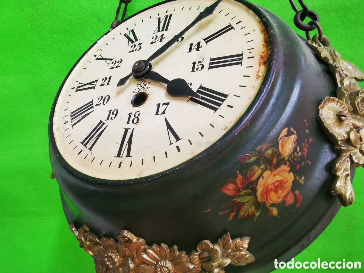 Relojes de pared: Reloj de pared con cadenas - Foto 3