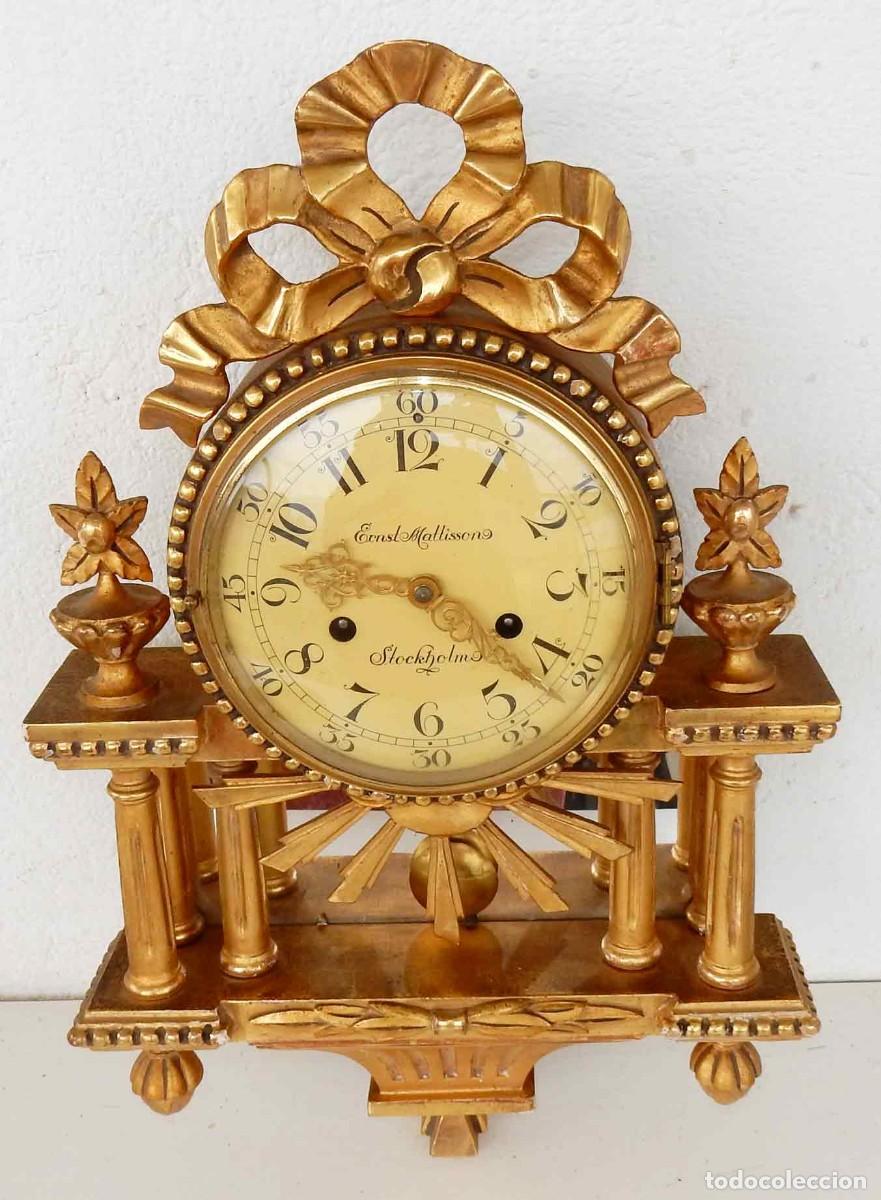 Relojes de pared: Reloj de pared Ernst Mattissons - pan de oro - Foto 1