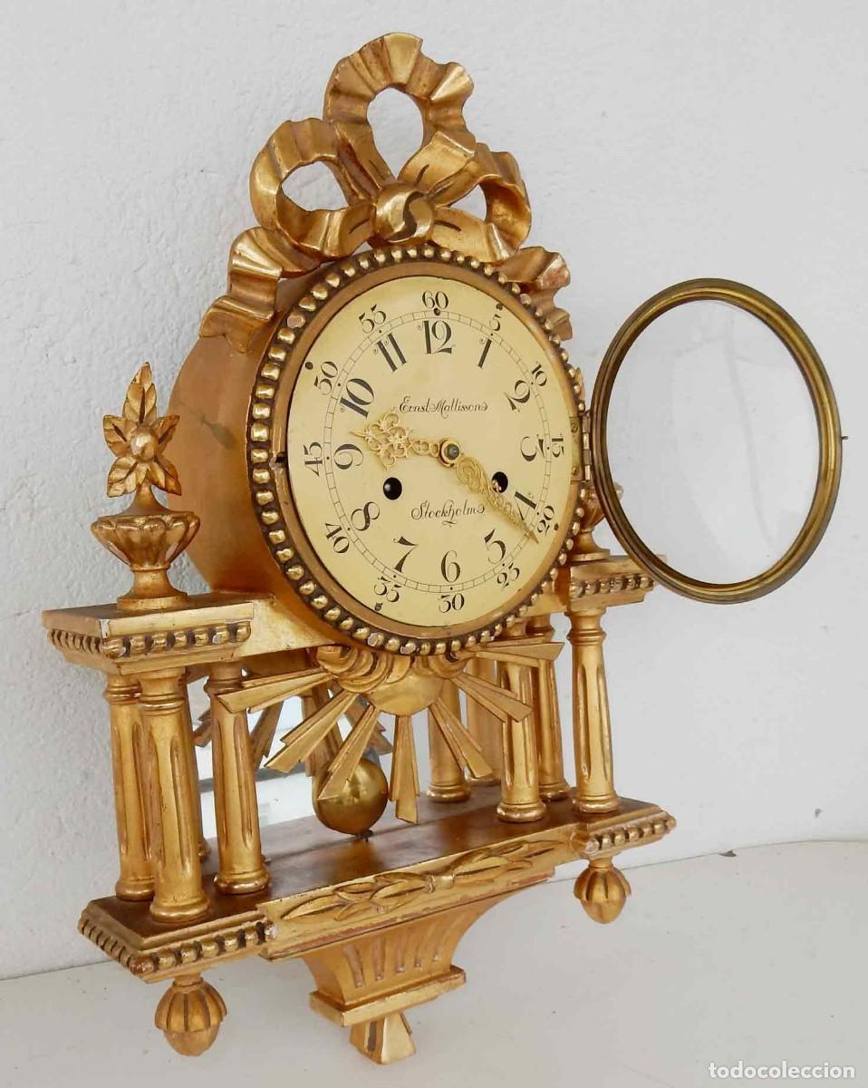 Relojes de pared: Reloj de pared Ernst Mattissons - pan de oro - Foto 3