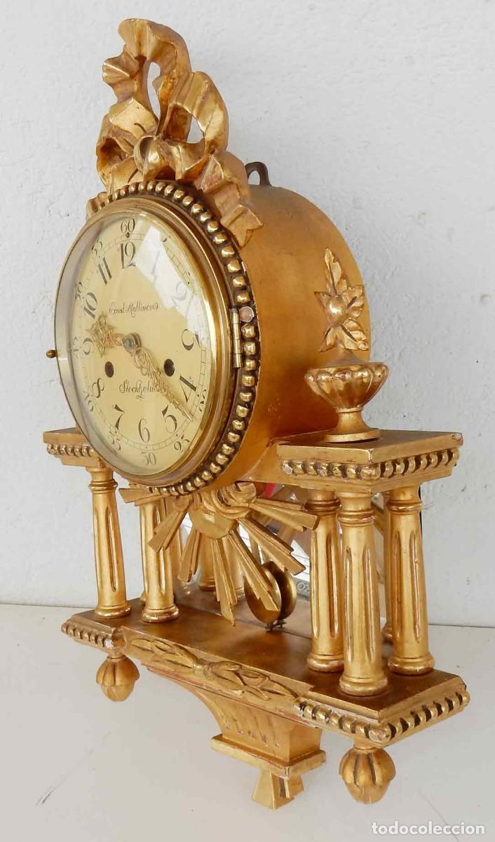 Relojes de pared: Reloj de pared Ernst Mattissons - pan de oro - Foto 5