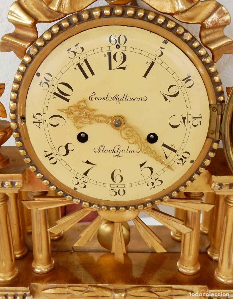 Relojes de pared: Reloj de pared Ernst Mattissons - pan de oro - Foto 6