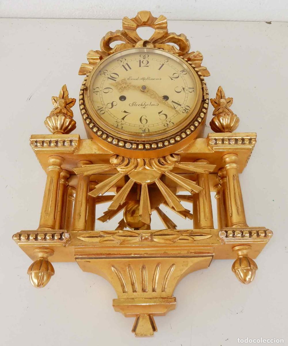Relojes de pared: Reloj de pared Ernst Mattissons - pan de oro - Foto 9