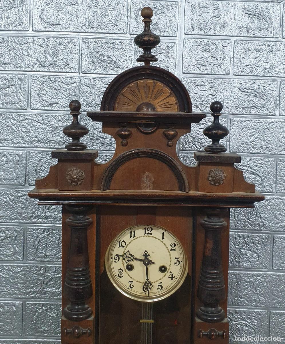 Relojes de pared: Antiguo reloj de pared - Foto 2