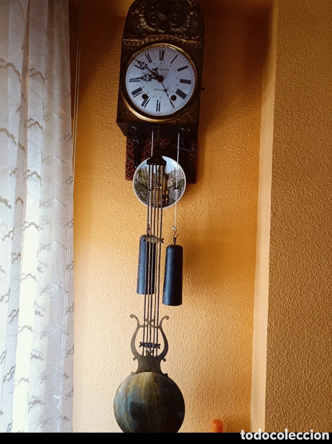 Relojes de pared: Reloj Antiguo de pared marca Pedro Blanco - Foto 1