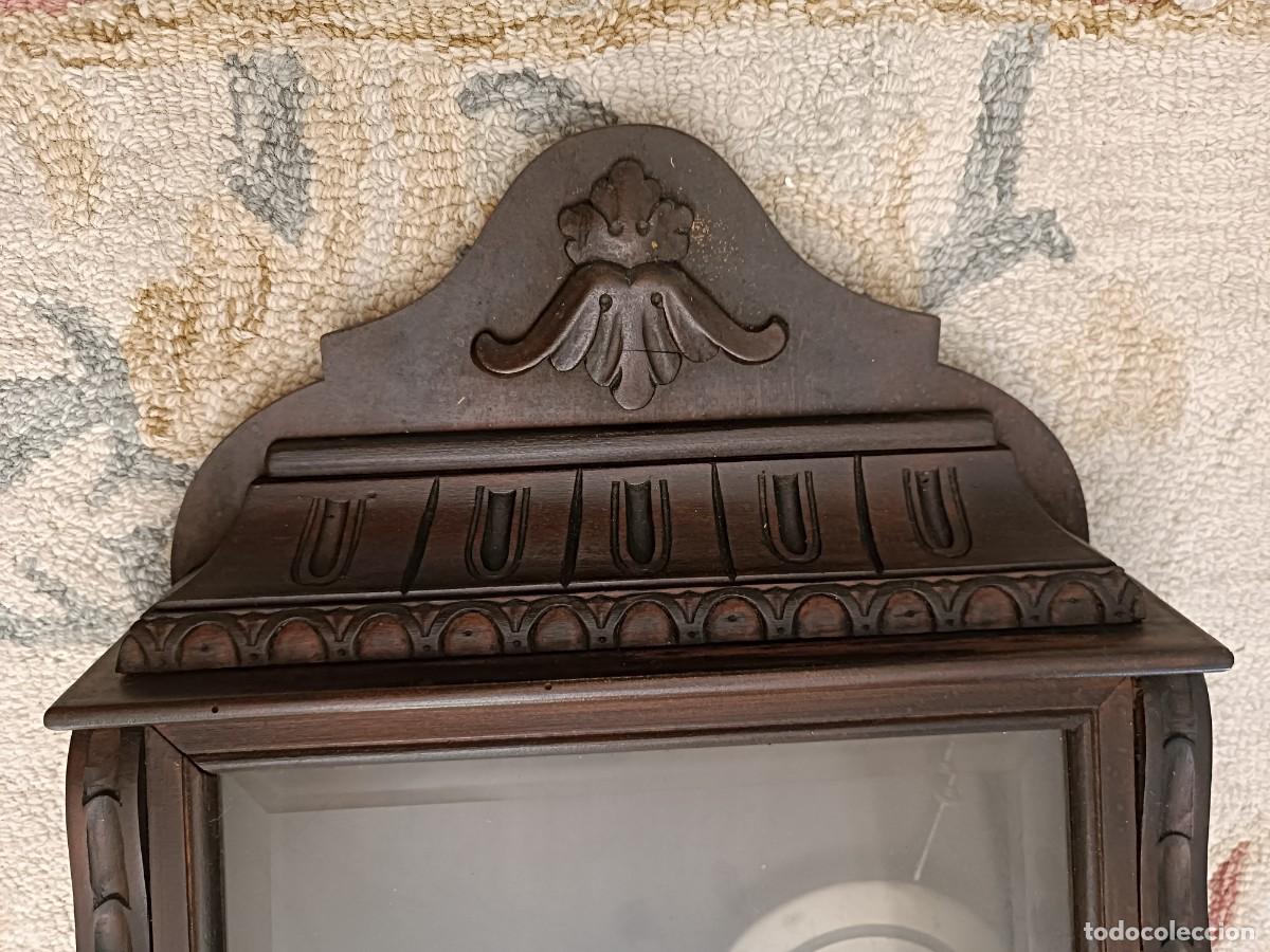 Relojes de pared: Reloj de pared en madera tallada - Foto 12