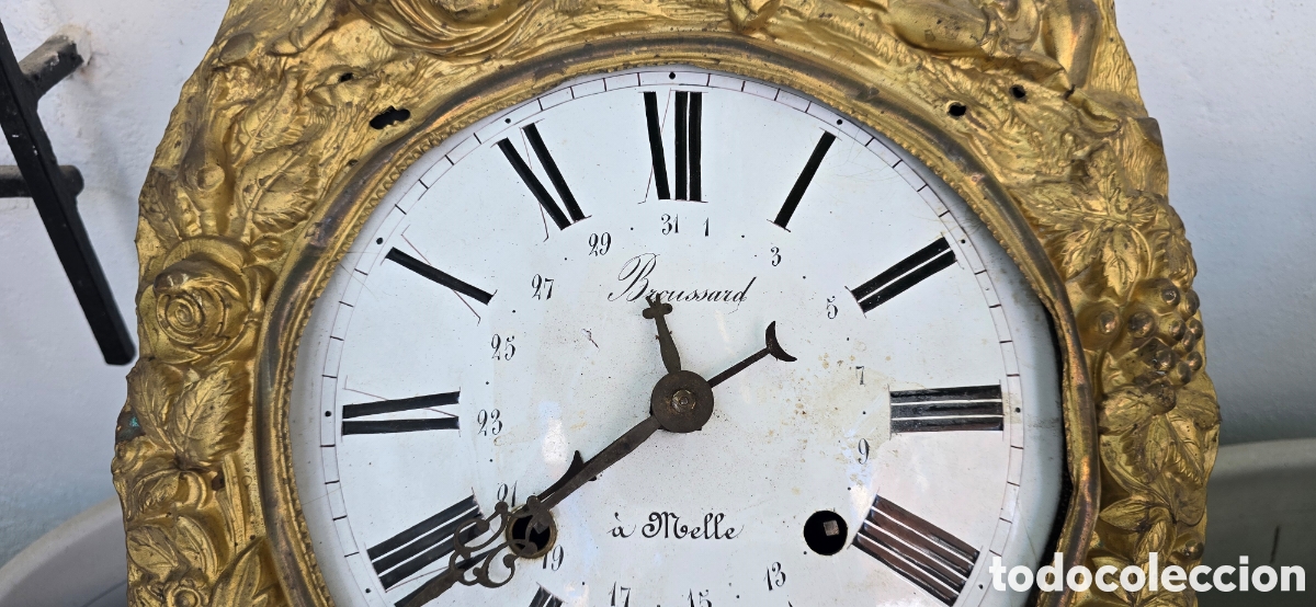 Relojes de pared: RELOJ DE PARED CON PENDULO MORETZ - Foto 3