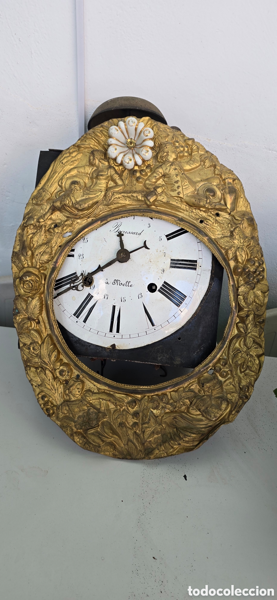 Relojes de pared: RELOJ DE PARED CON PENDULO MORETZ - Foto 14