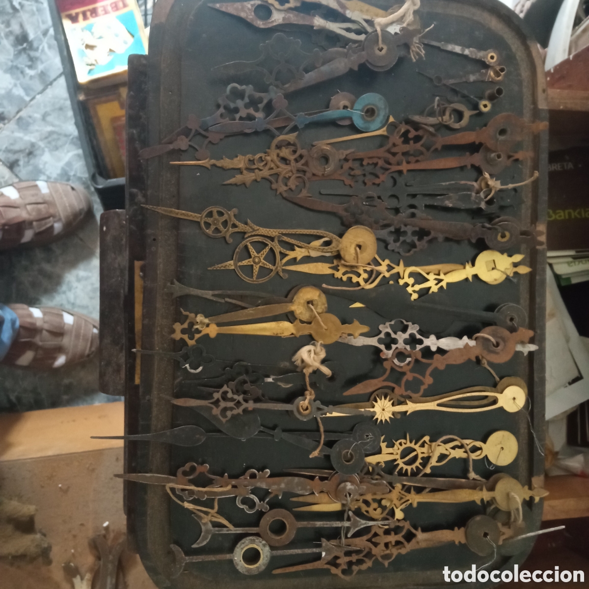Relojes de pared: Agujas de reloj antiguo - Foto 1