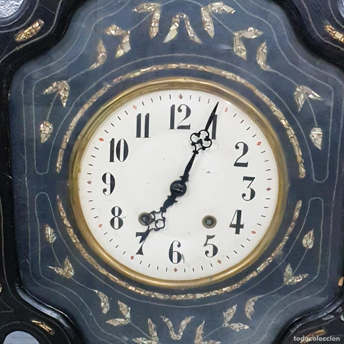 Relojes de pared: Reloj de pared franc&eacute;s de finales del siglo XIX - Foto 4