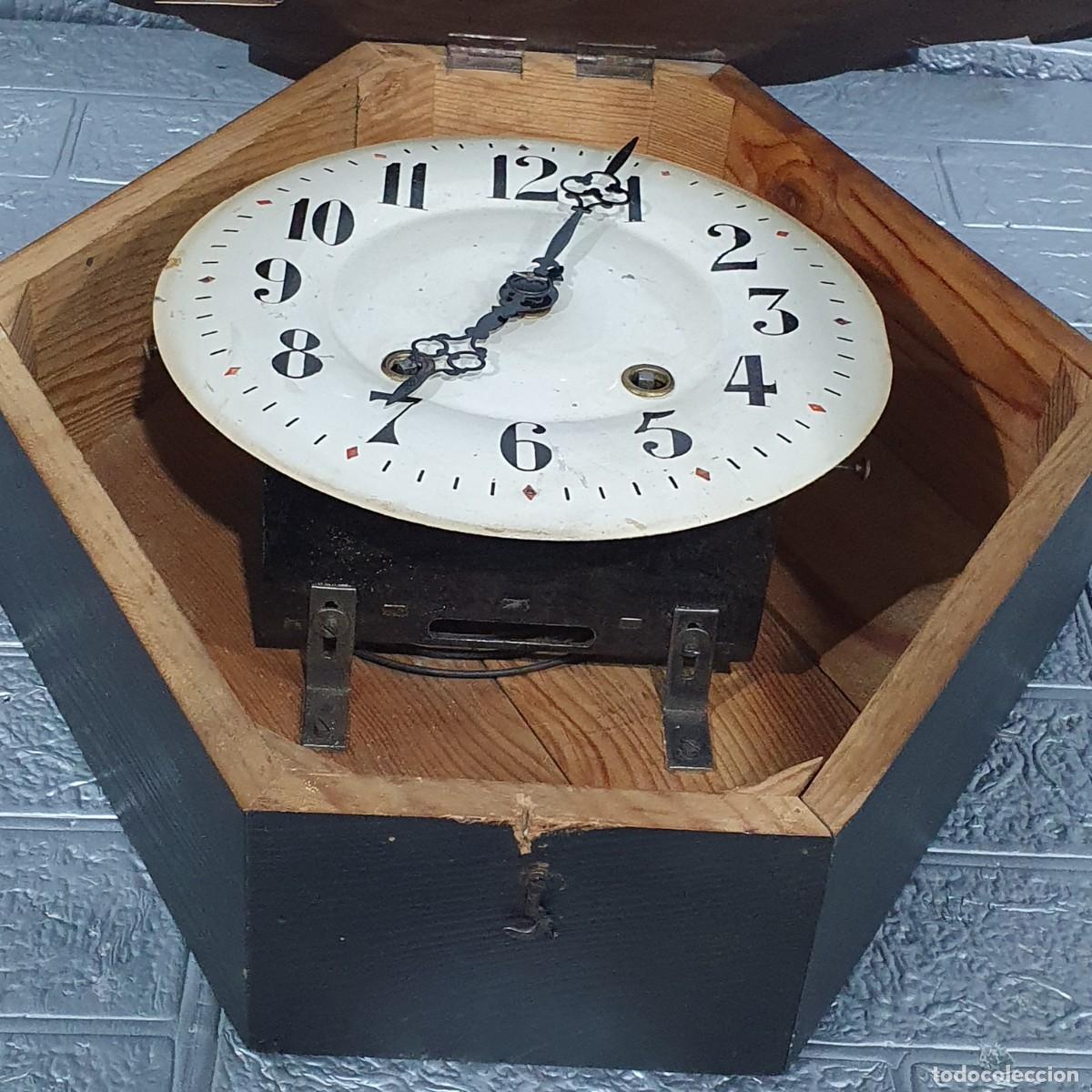 Relojes de pared: Reloj de pared franc&eacute;s de finales del siglo XIX - Foto 5