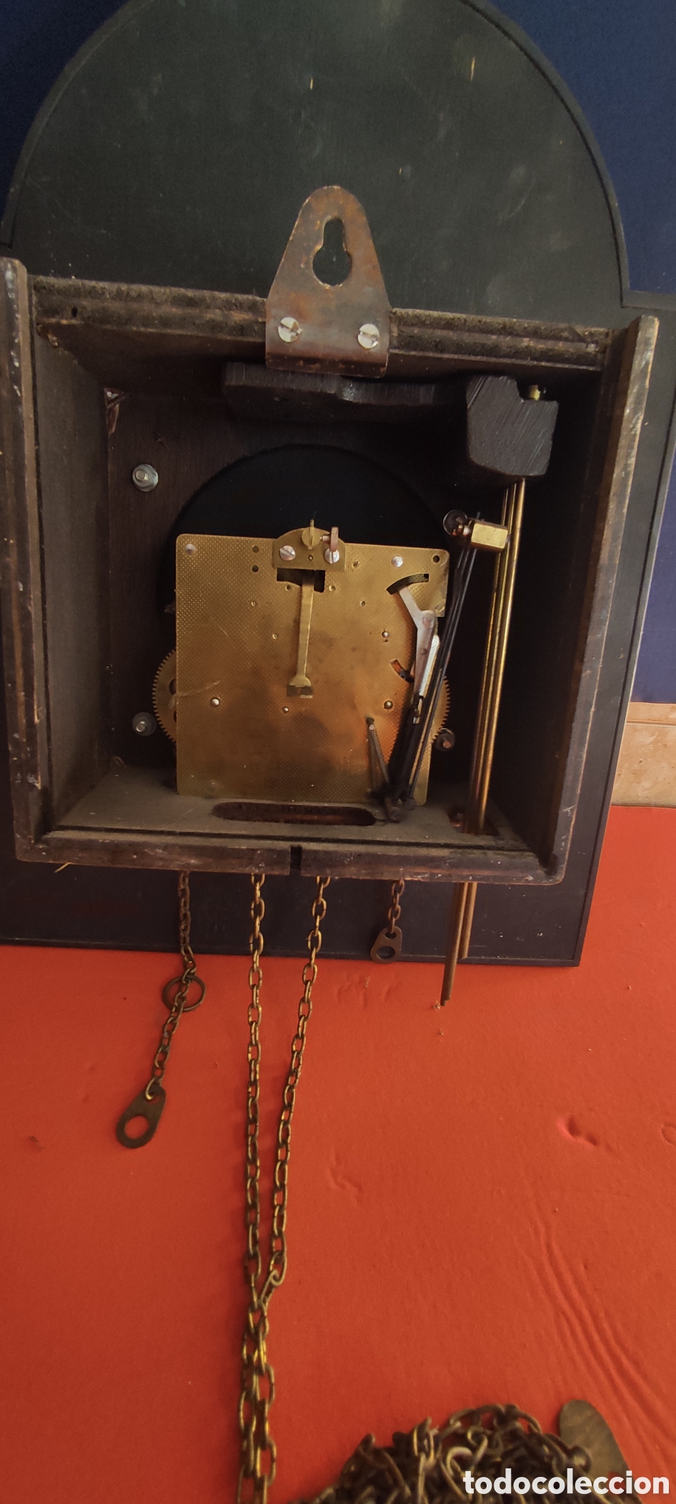Relojes de pared: Antiguo reloj de pesas - Foto 5
