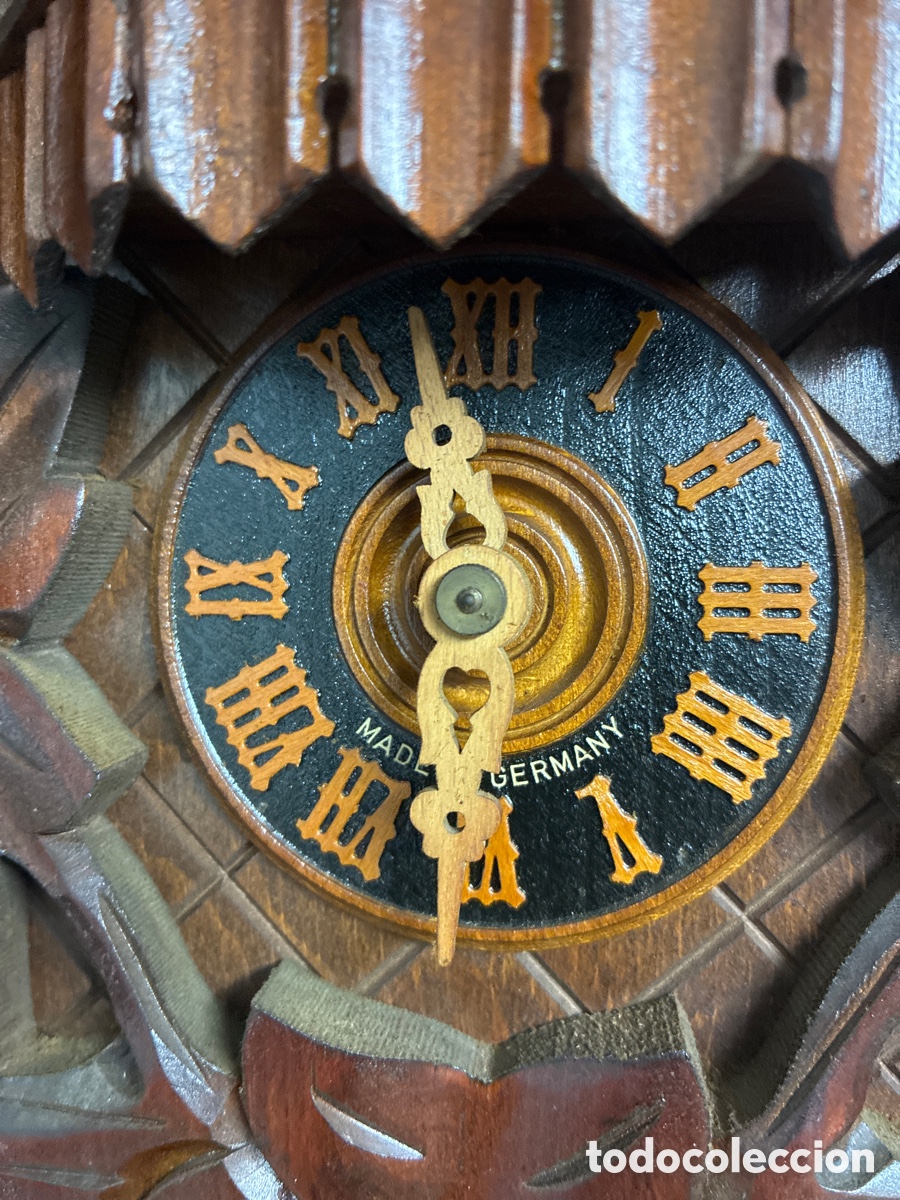 Relojes de pared: Antiguo Reloj Cuco Alem&aacute;n. - Foto 3