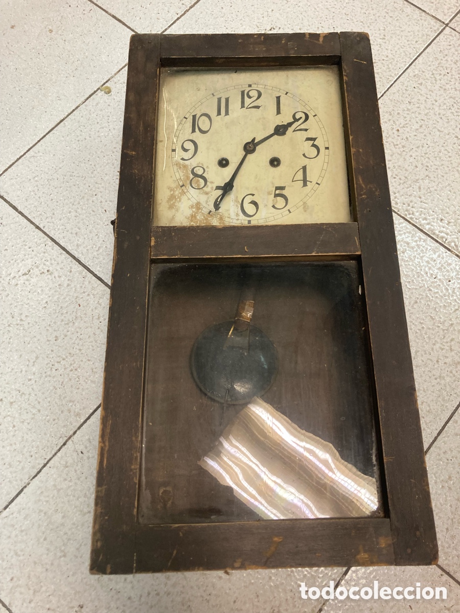 Relojes de pared: Lote 4 relojes de pared para restaurar - Foto 10