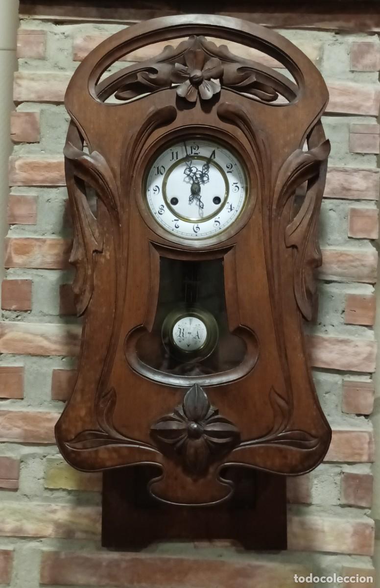 Relojes de pared: RELOJ ART-DECO EN FUNCIONAMIENT Ppios XX - Foto 1