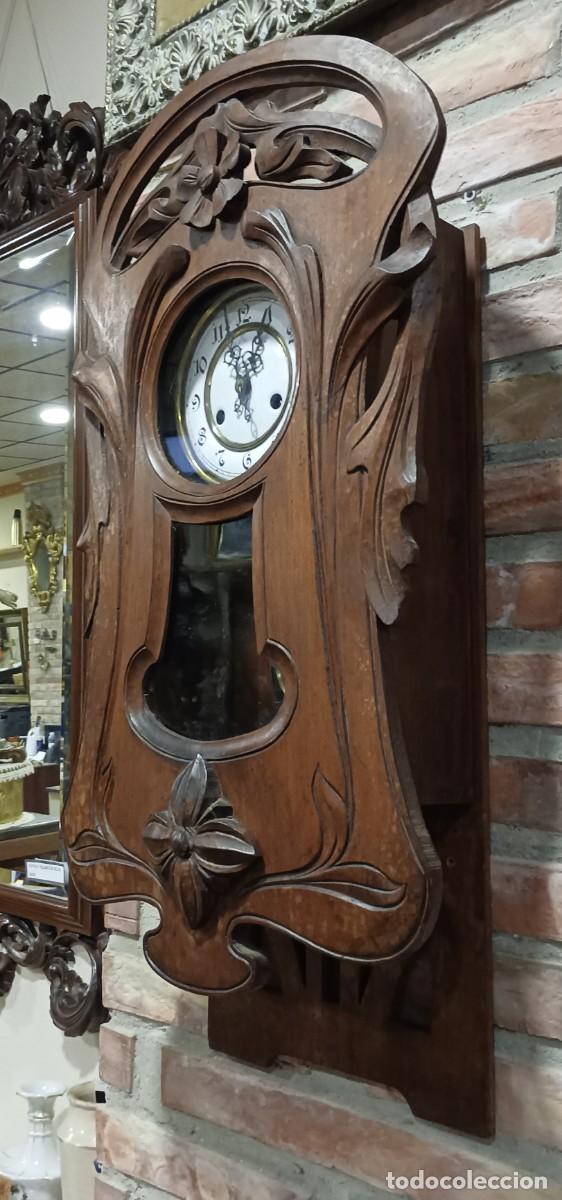 Relojes de pared: RELOJ ART-DECO EN FUNCIONAMIENT Ppios XX - Foto 2