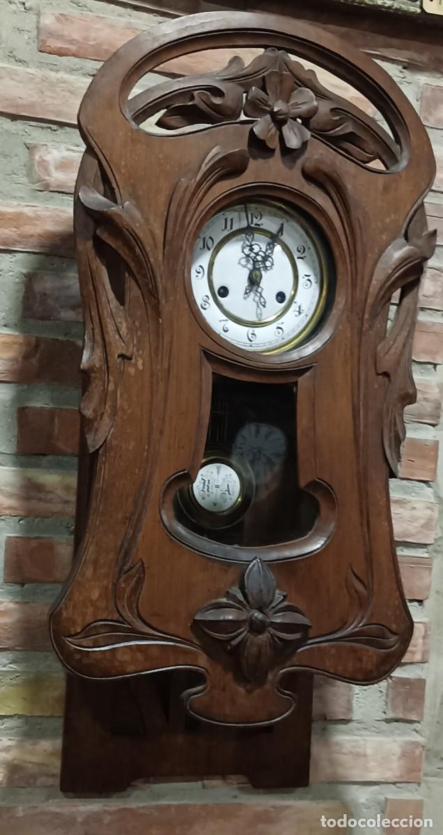Relojes de pared: RELOJ ART-DECO EN FUNCIONAMIENT Ppios XX - Foto 3