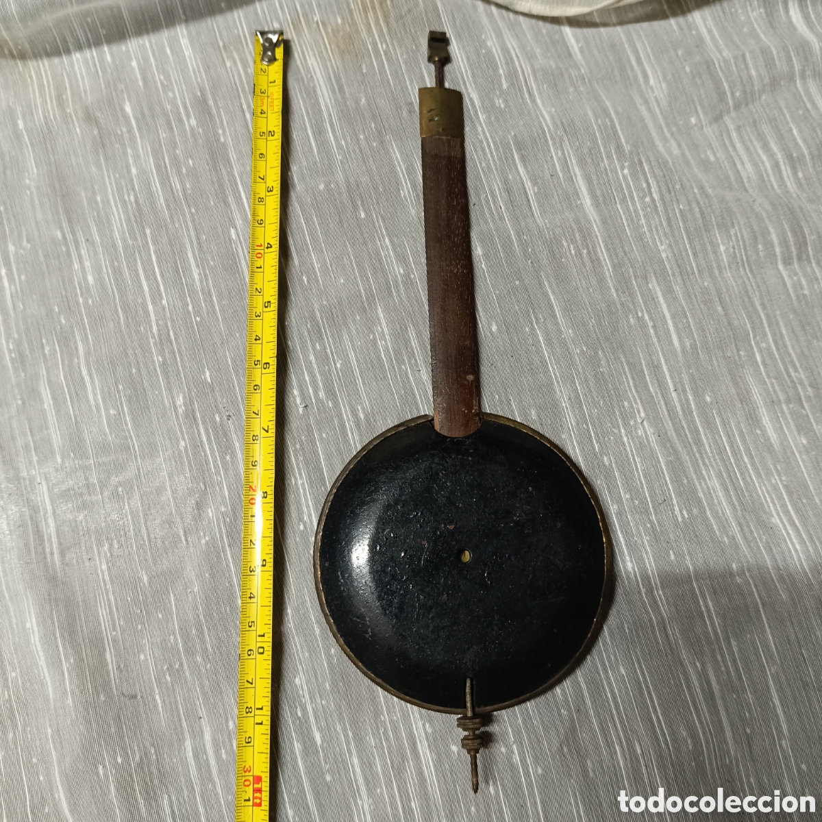 Relojes de pared: Antiguo pendulo de reloj de pared - Foto 2