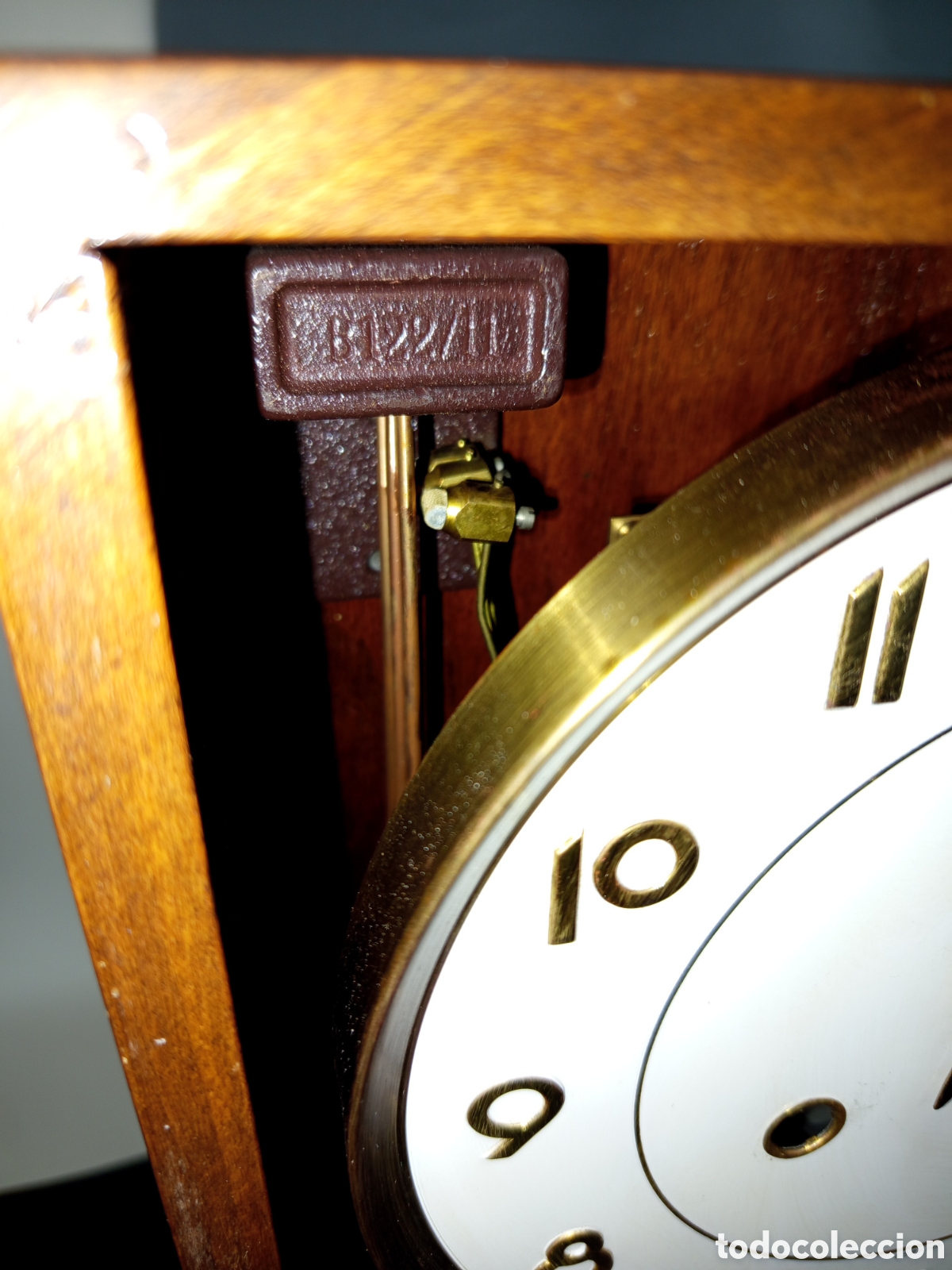 Relojes de pared: Reloj antiguo de pared a cuerda - Foto 10