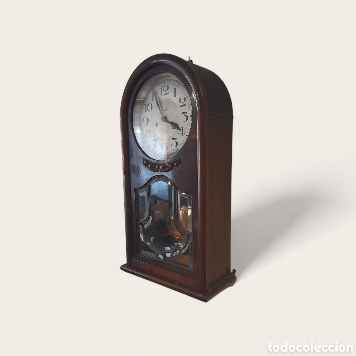 Relojes de pared: Antiguo reloj de pared Jos&eacute; Baena. - Foto 2