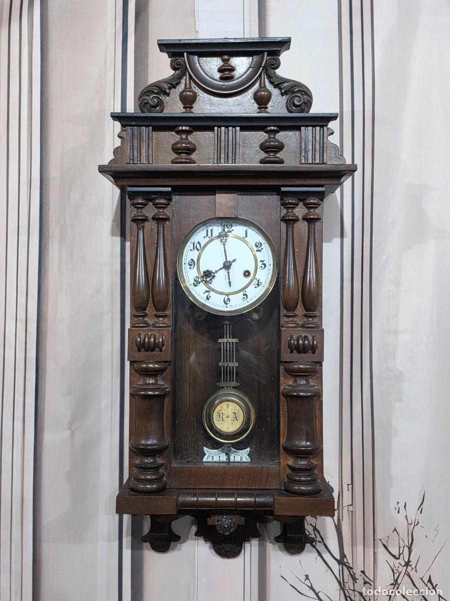Relojes de pared: Reloj de pared antiguo de p&eacute;ndulo - Foto 1